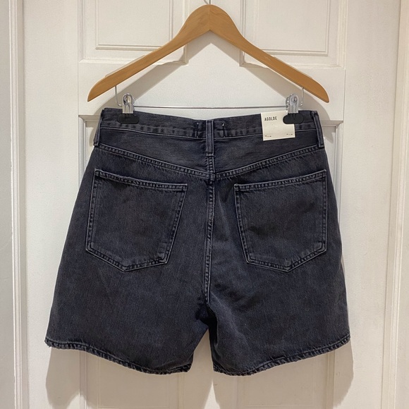 Agolde Criss Cross Upsized Short in Photogram - Picture 4 of 10